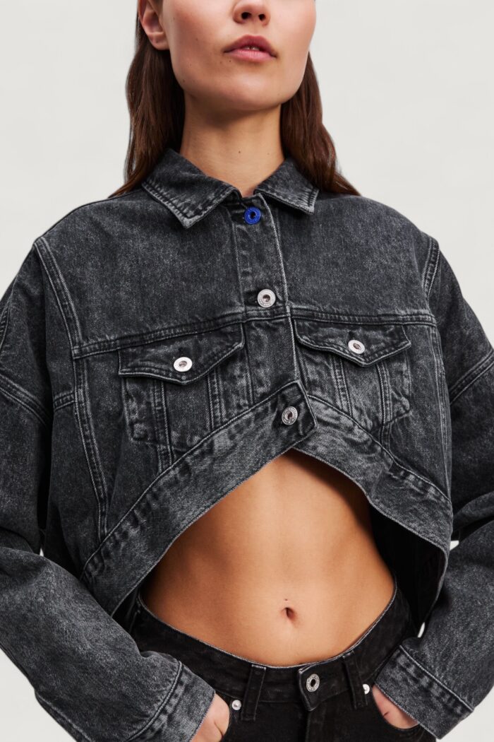 Giacchetto Karl Lagerfeld Jeans klj oversized jacket Nero