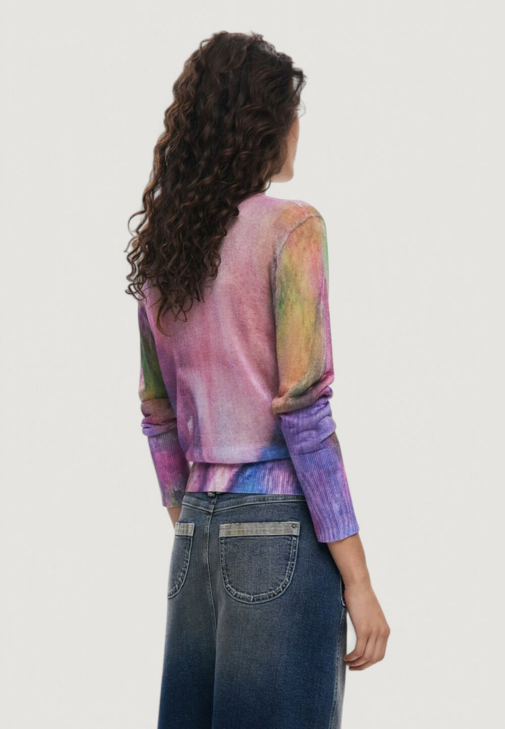 Maglia Desigual jers_bogen Lilla - Foto 4