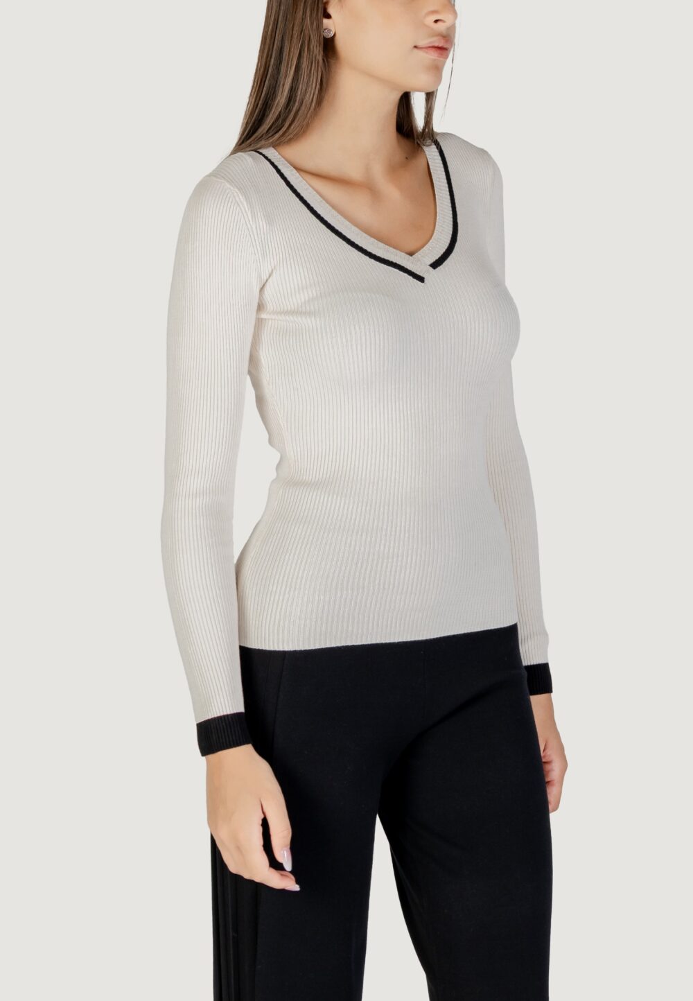 Maglia Morgan De Toi Avorio - Foto 4
