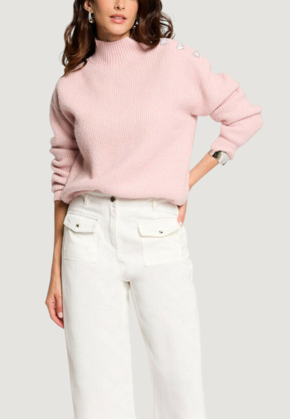 Maglione Morgan De Toi Rosa - Foto 1