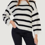 Maglione Jacqueline de Yong jdyjusty l/s stripe pullover knt noos Panna - Foto 1