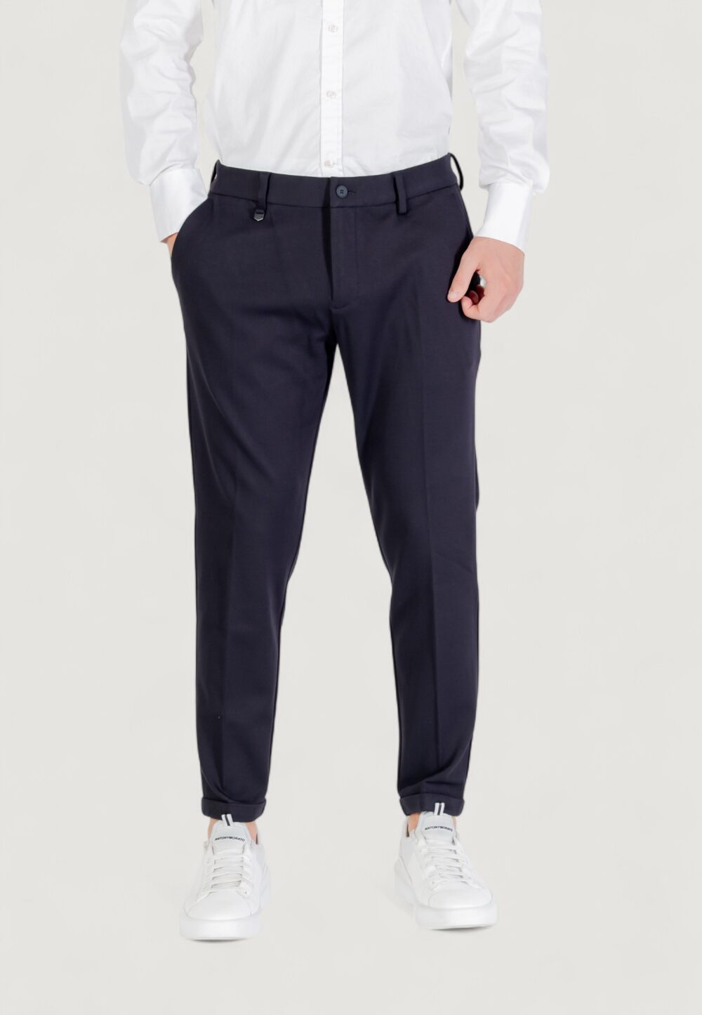 Pantaloni da completo Antony Morato ashe super skinny fit in twill Blu - Foto 1