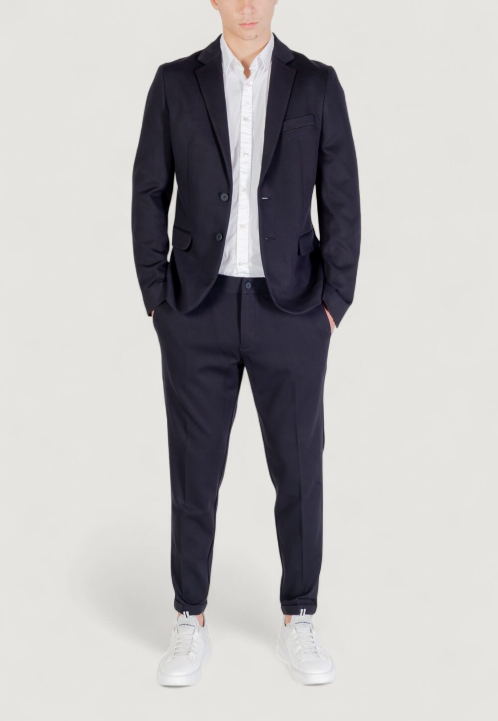 Pantaloni da completo Antony Morato ashe super skinny fit in twill Blu - Foto 2