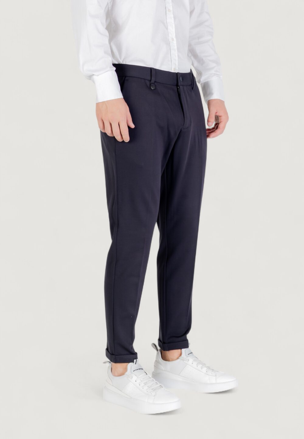 Pantaloni da completo Antony Morato ashe super skinny fit in twill Blu - Foto 4