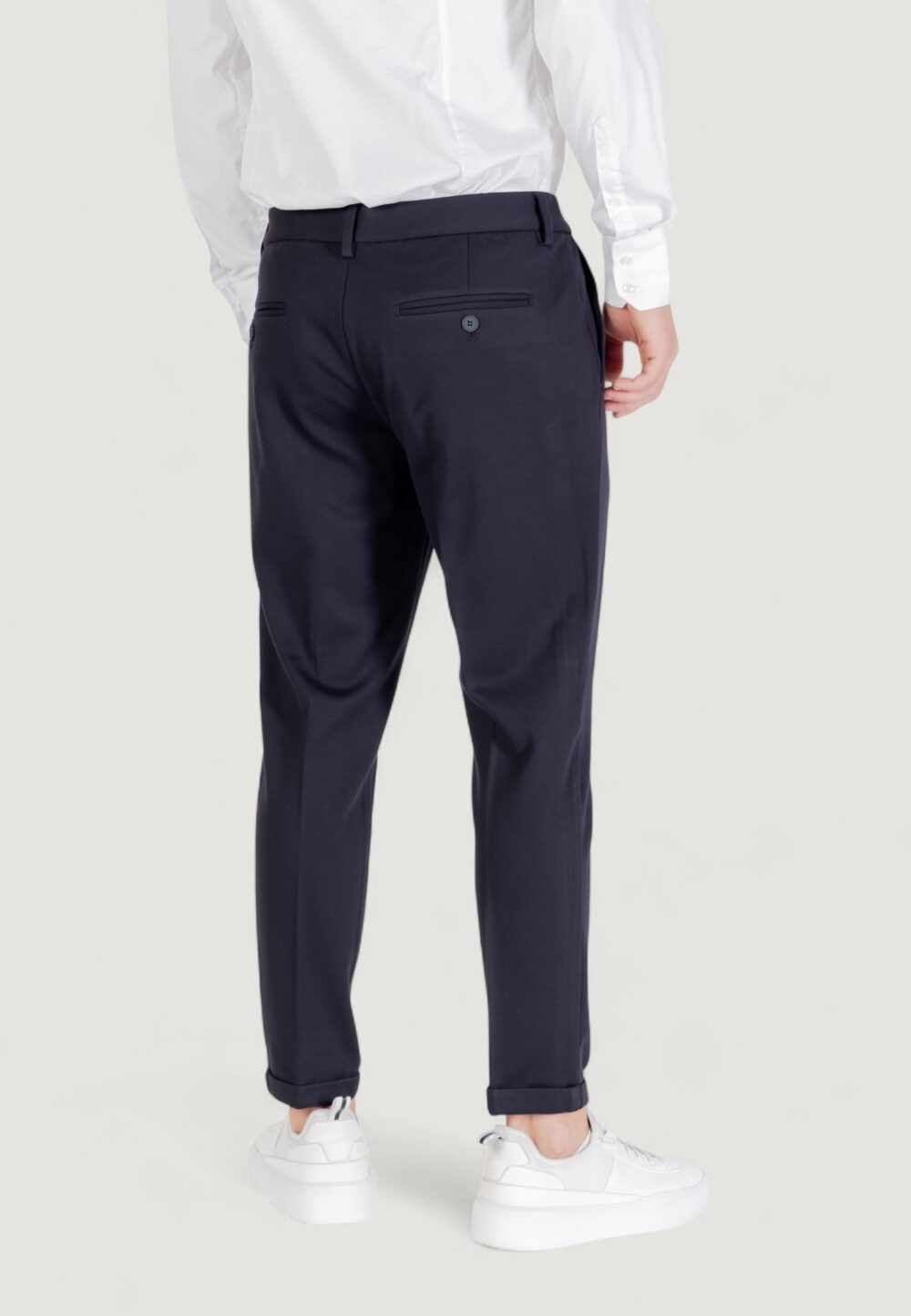 Pantaloni da completo Antony Morato ashe super skinny fit in twill Blu - Foto 5