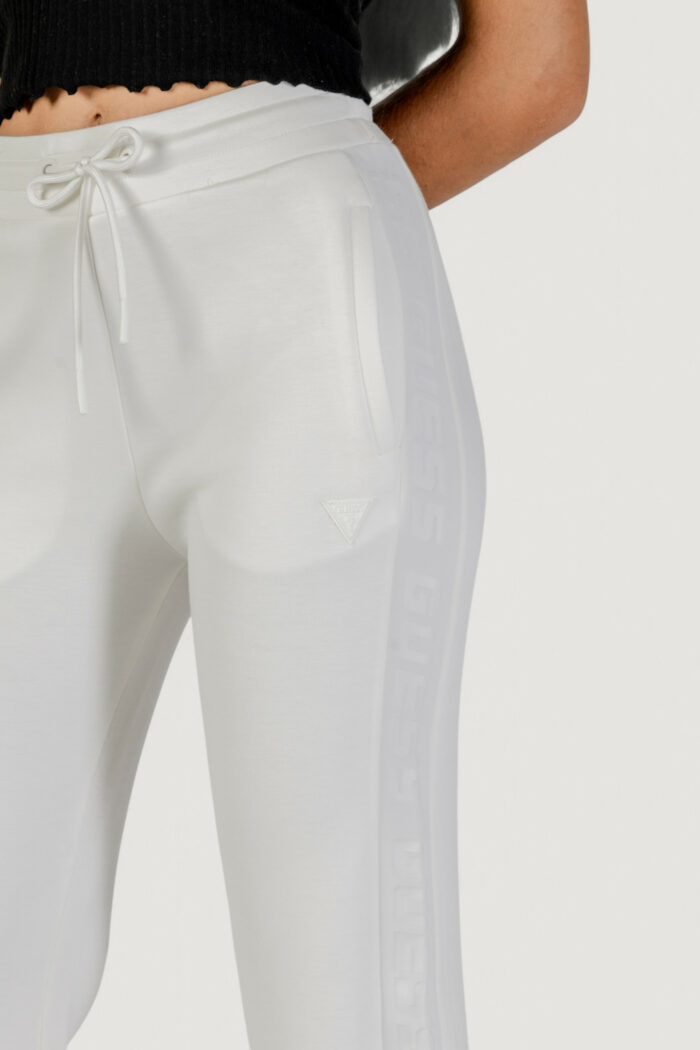 Pantaloni regular Guess Active brenda scuba straight leg pant Panna
