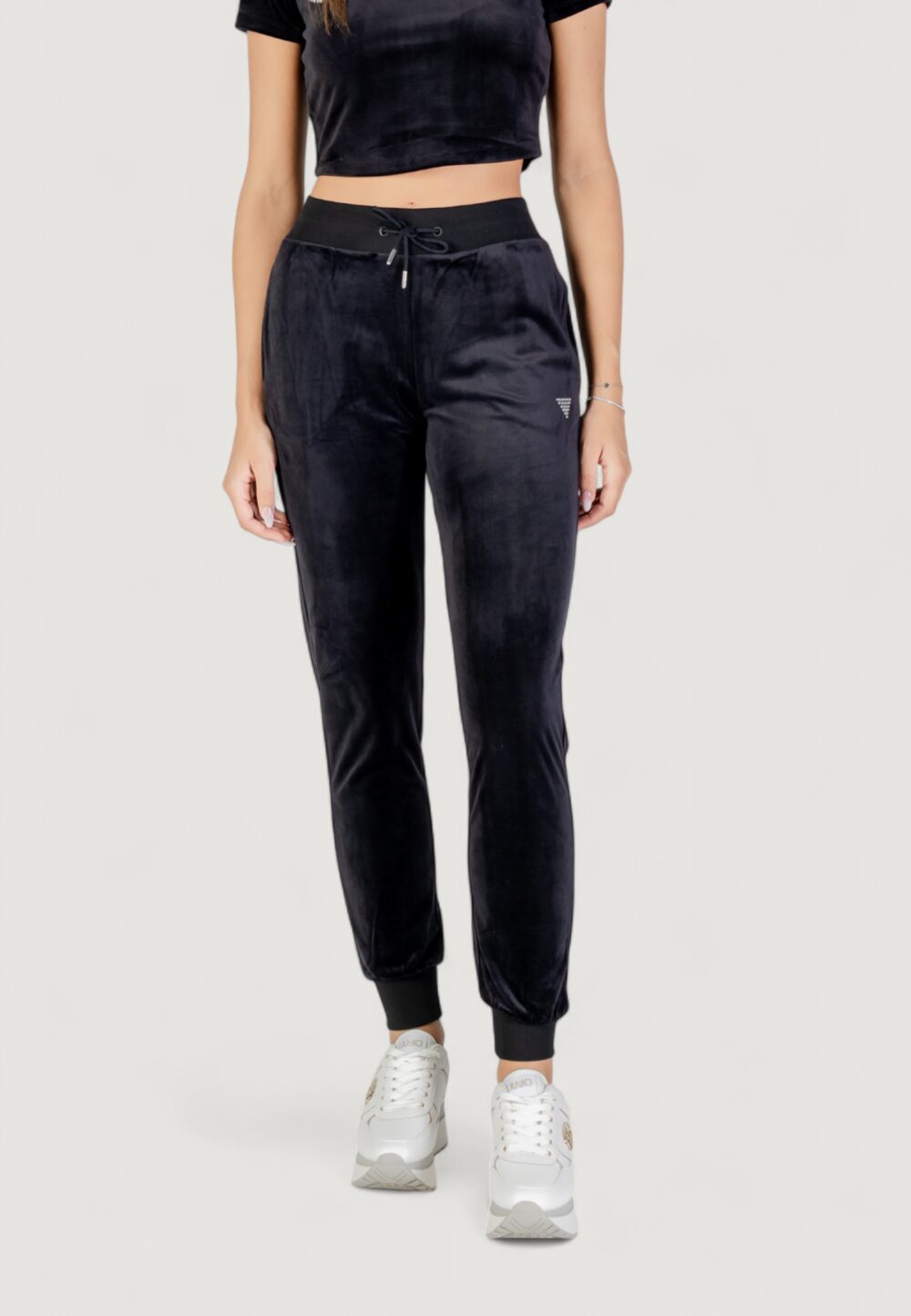 Pantaloni sportivi Guess Active couture jogger pants Nero - Foto 1