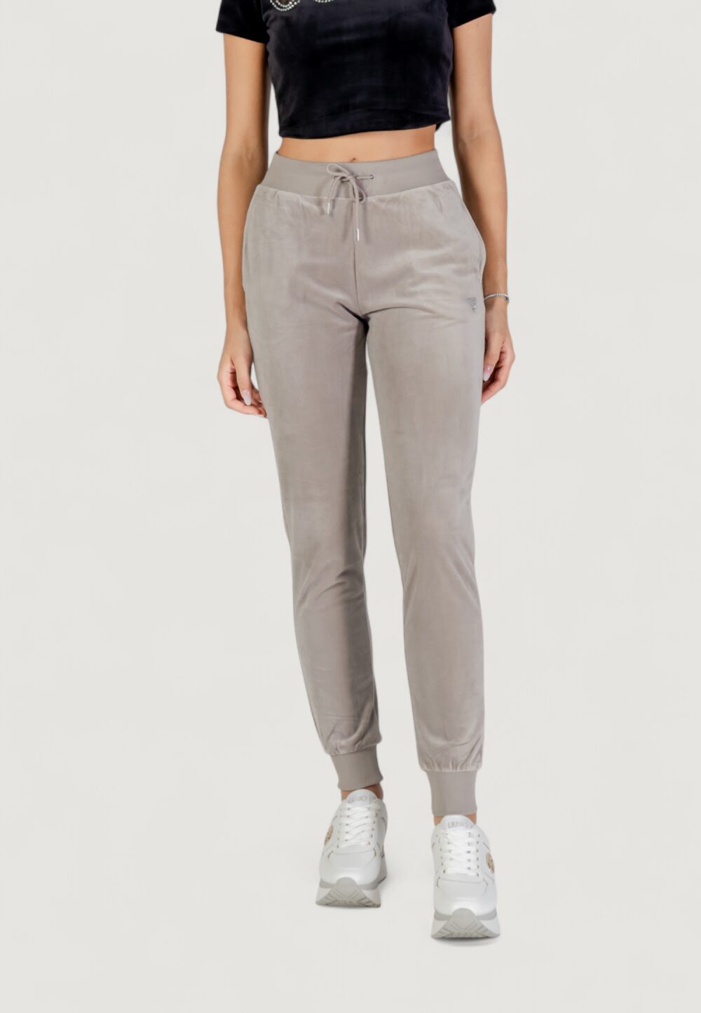 Pantaloni sportivi Guess Active couture jogger pants Taupe - Foto 1