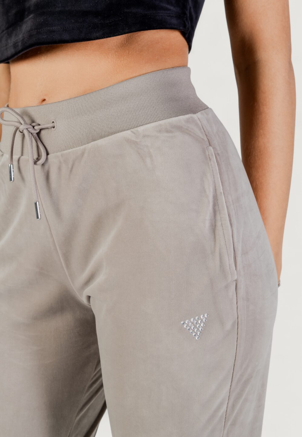 Pantaloni sportivi Guess Active couture jogger pants Taupe - Foto 2