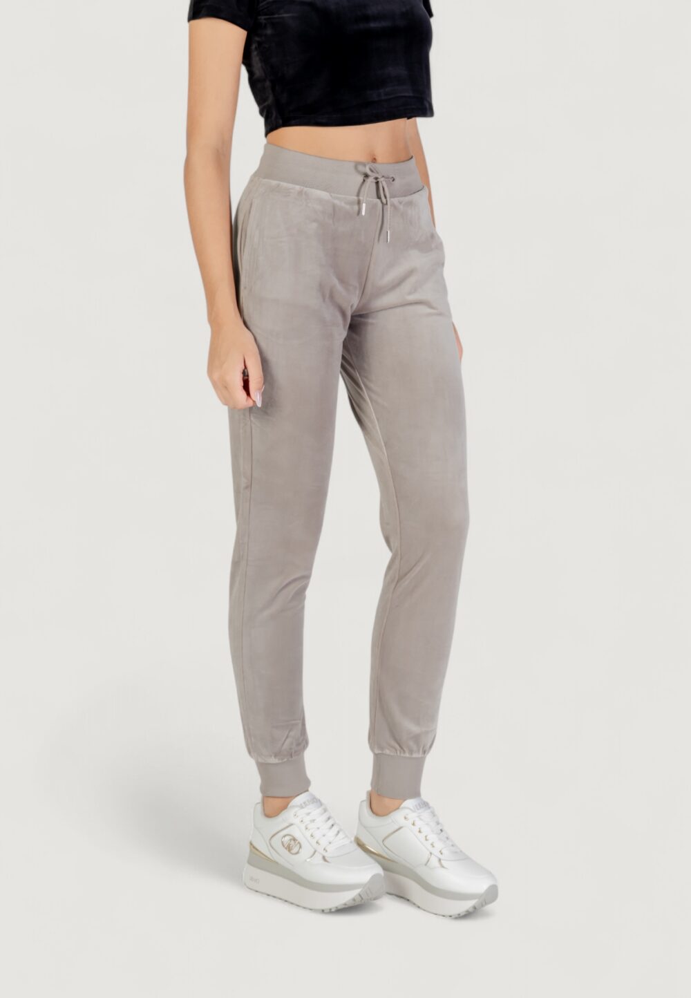 Pantaloni sportivi Guess Active couture jogger pants Taupe - Foto 4