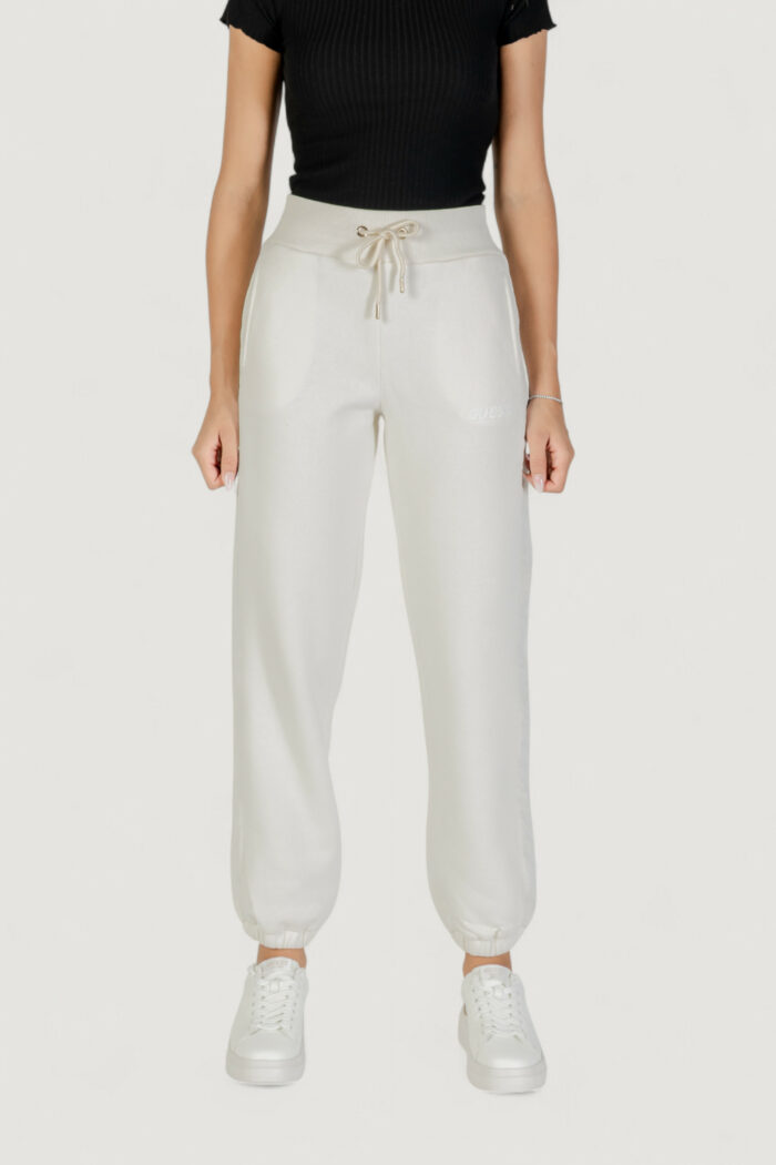 Pantaloni sportivi Guess Active aelia jogger Bianco