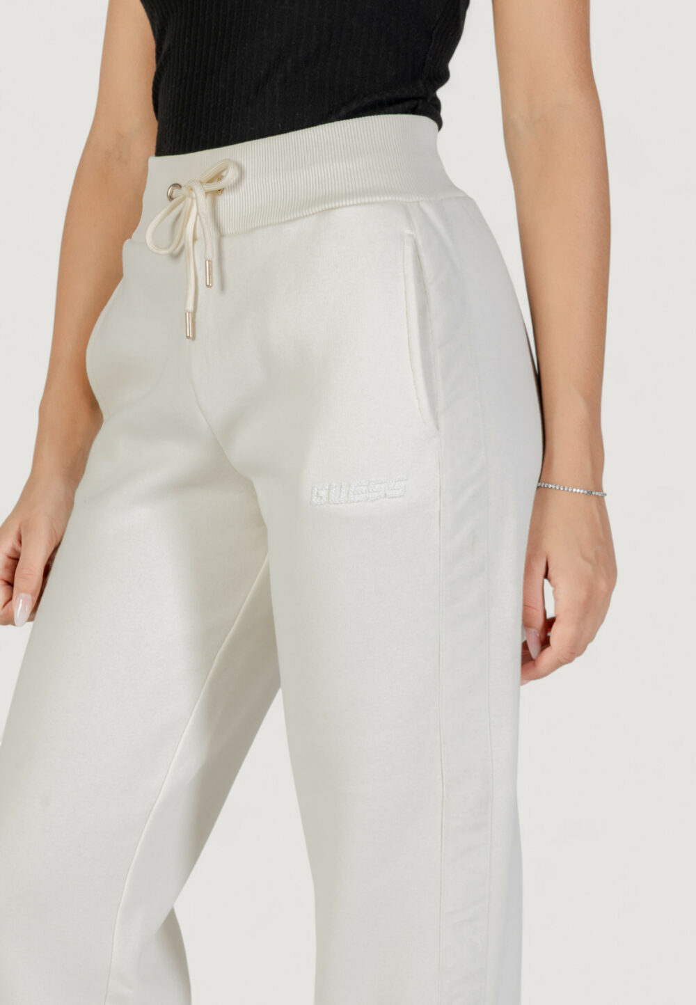 Pantaloni sportivi Guess Active aelia jogger Bianco - Foto 2