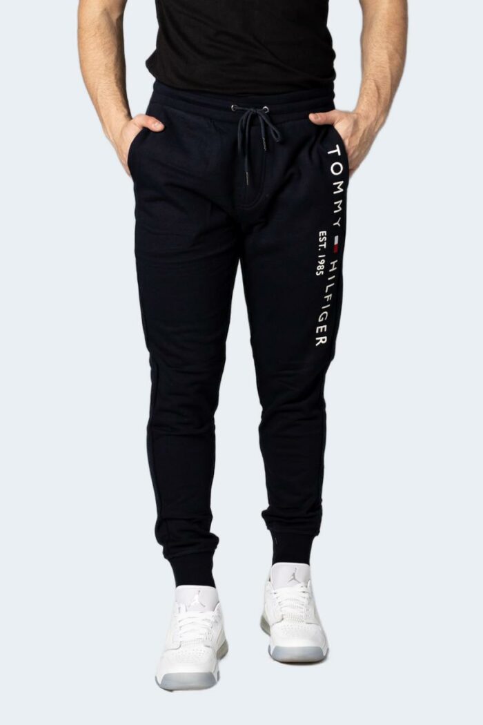 Pantaloni sportivi Tommy Hilfiger Jeans tommy logo sweatpants Blue scuro
