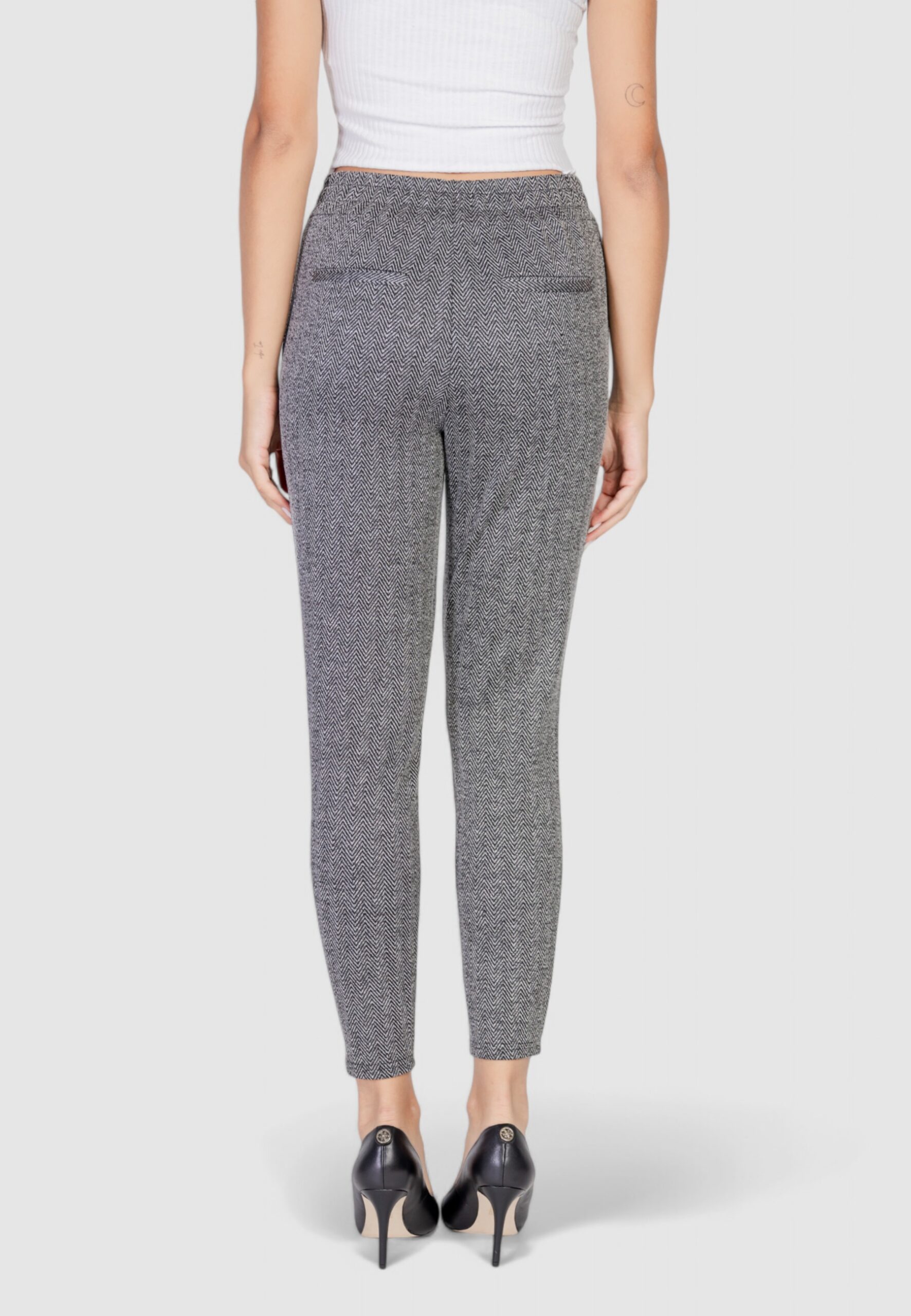 Pantaloni skinny ICHI ihkate jacquard pa8 Nero - Foto 3