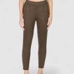 Pantaloni skinny ICHI ihkate jacquard pa8 Verde Oliva - Foto 1