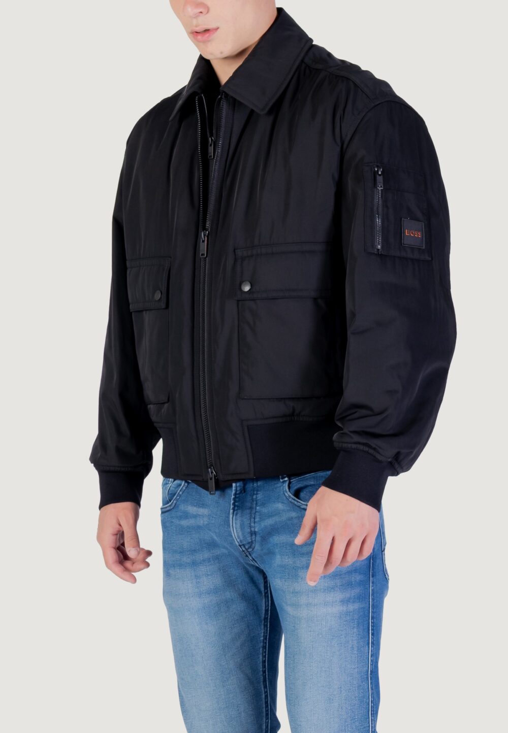 Piumino Boss oking 10272912 01 Nero - Foto 1