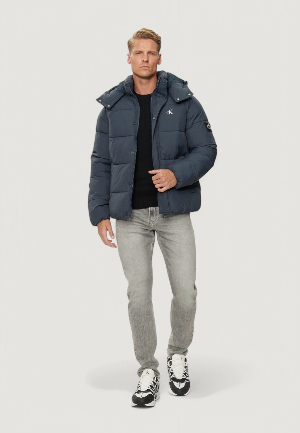 Piumino Calvin Klein Jeans essentials non down Blue scuro - Foto 2