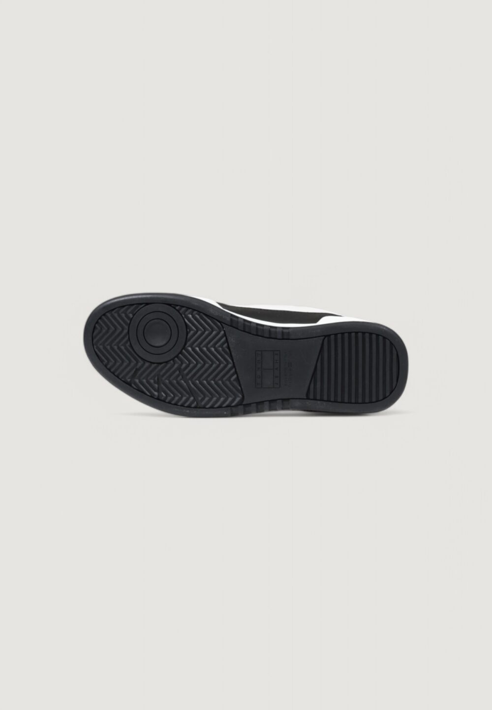 Sneakers Tommy Hilfiger Jeans tmj cupsole leather ess Bianco - Nero - Foto 5