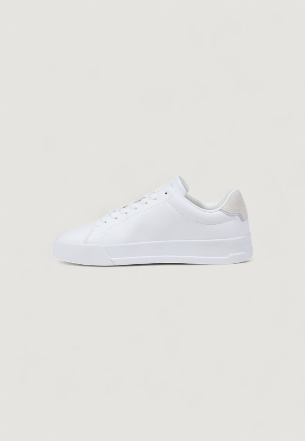 Sneakers Tommy Hilfiger th court lth detail Panna - Foto 3