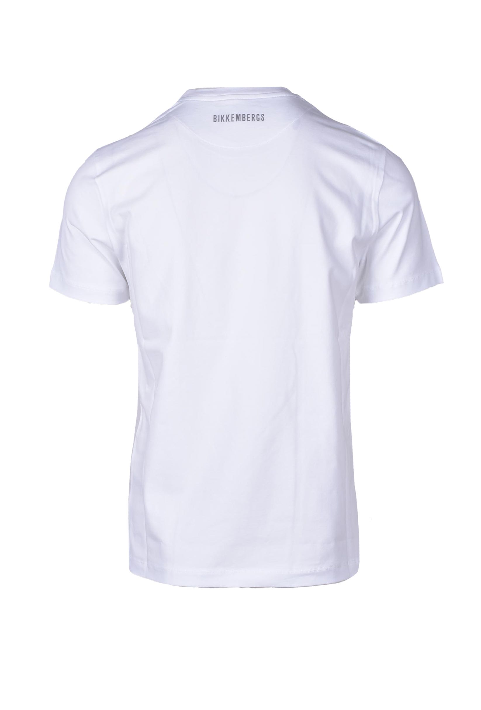 T-shirt BIKKEMBERGS Bianco - Foto 2