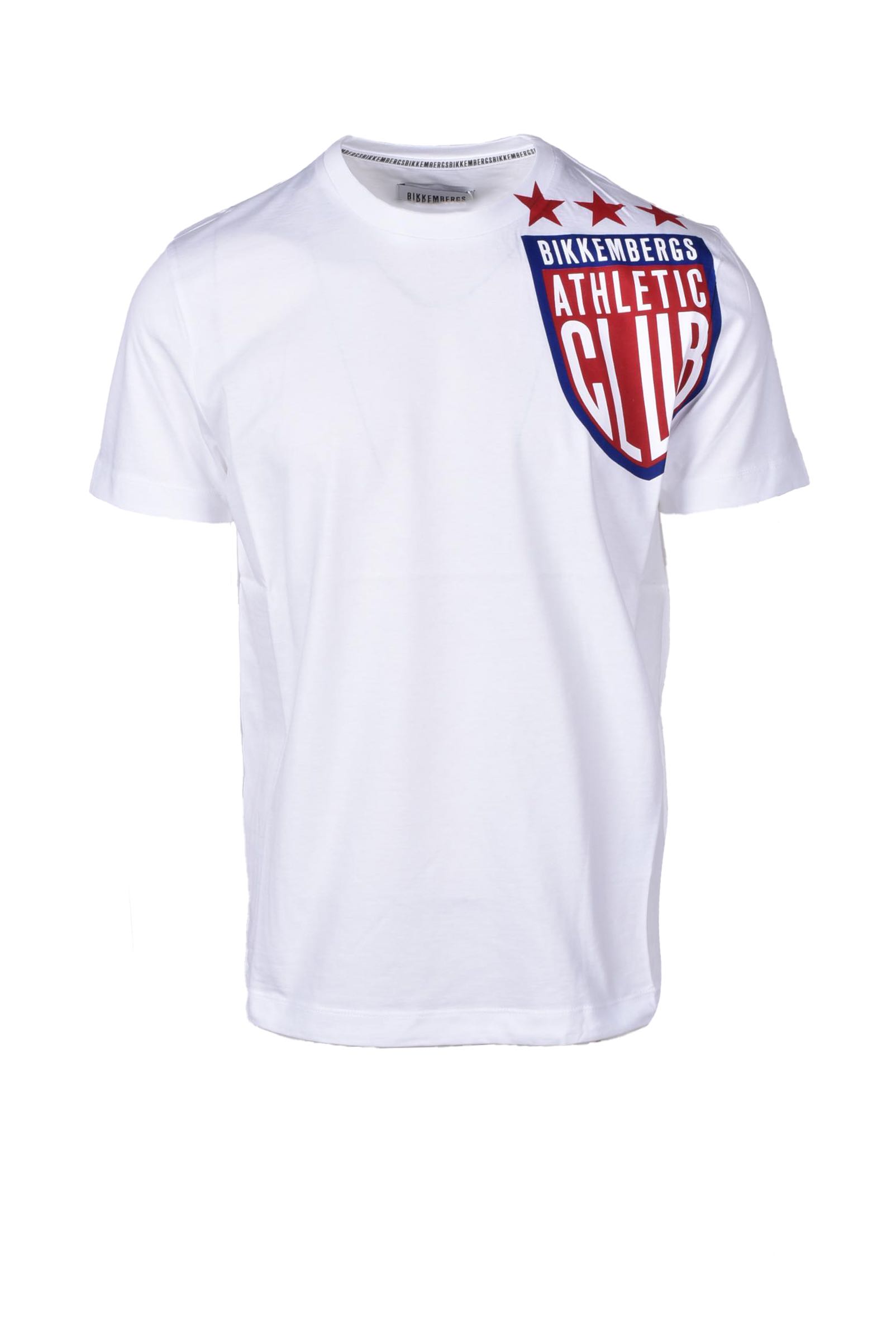 T-shirt BIKKEMBERGS Bianco - Foto 1