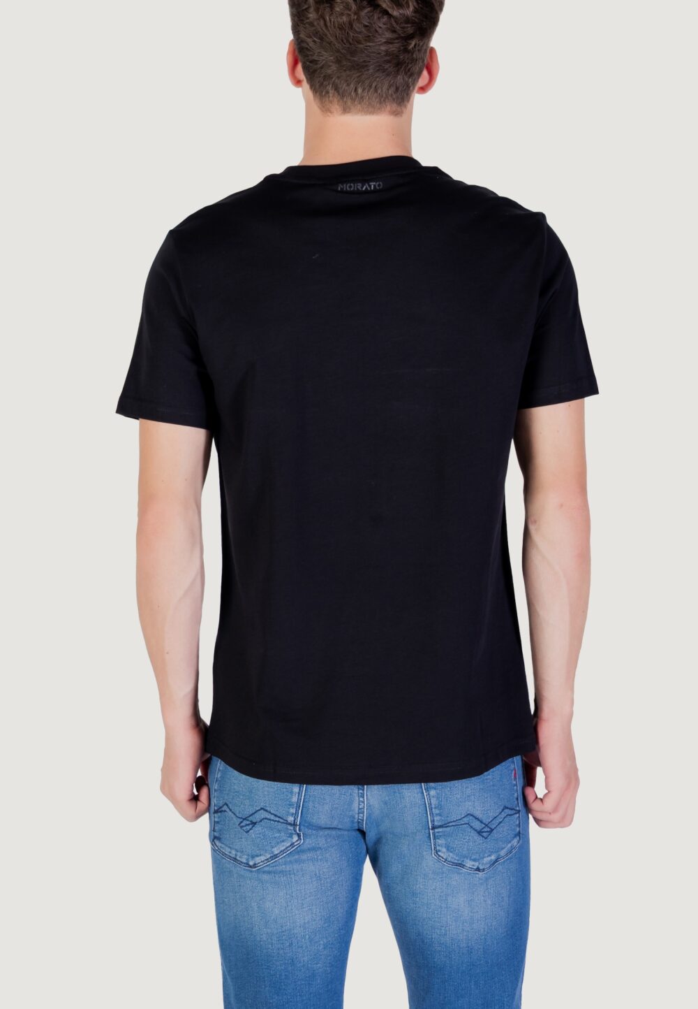 T-shirt Antony Morato stuttgart regular fit with prism shape rubber tiger print Nero - Foto 2