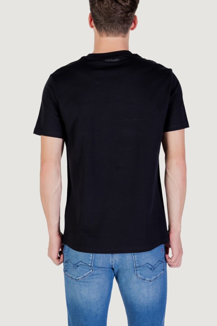 T-shirt Antony Morato stuttgart regular fit with prism shape rubber tiger print Nero