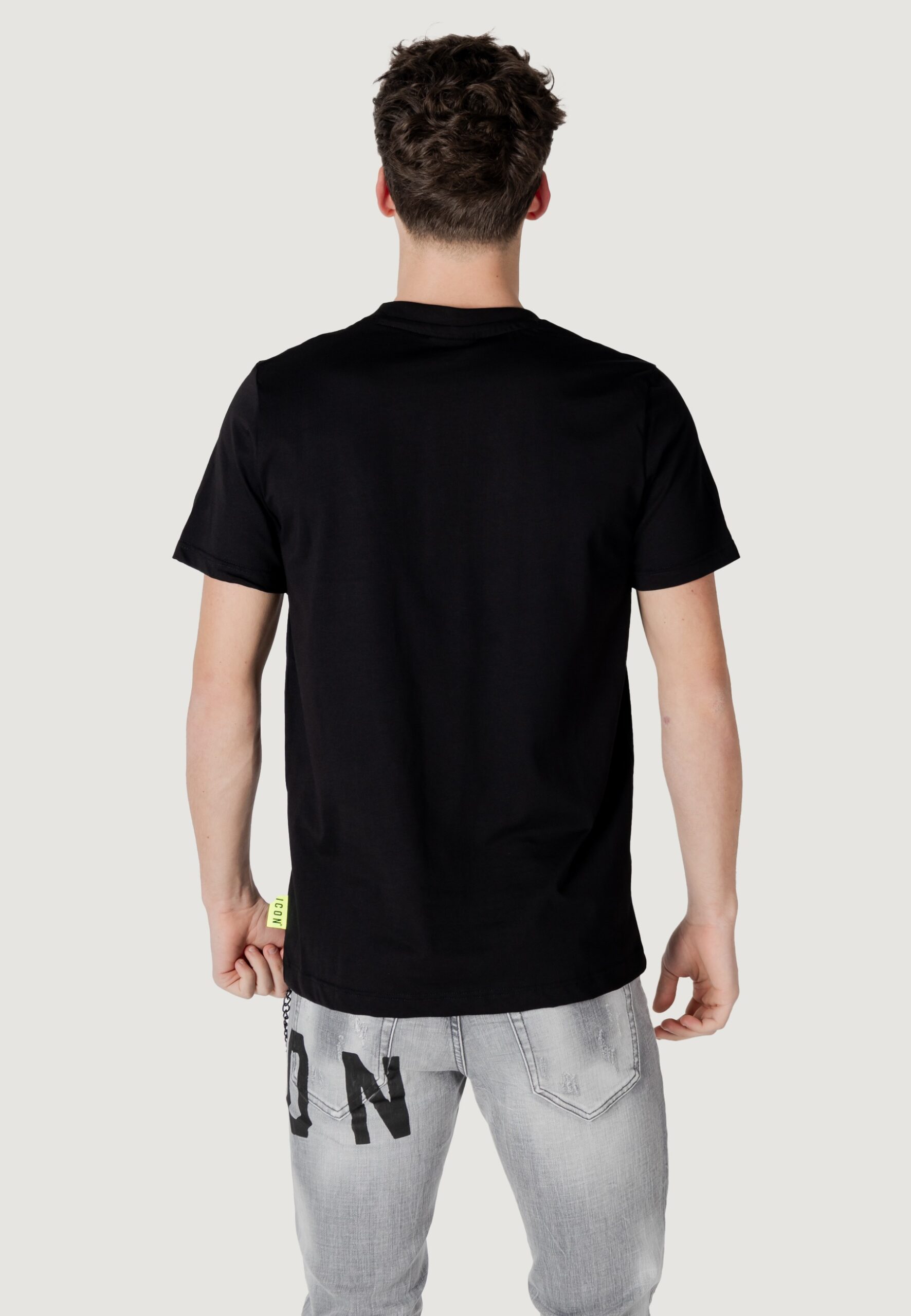 T-shirt Icon logo grande Giallo fluo - Foto 2