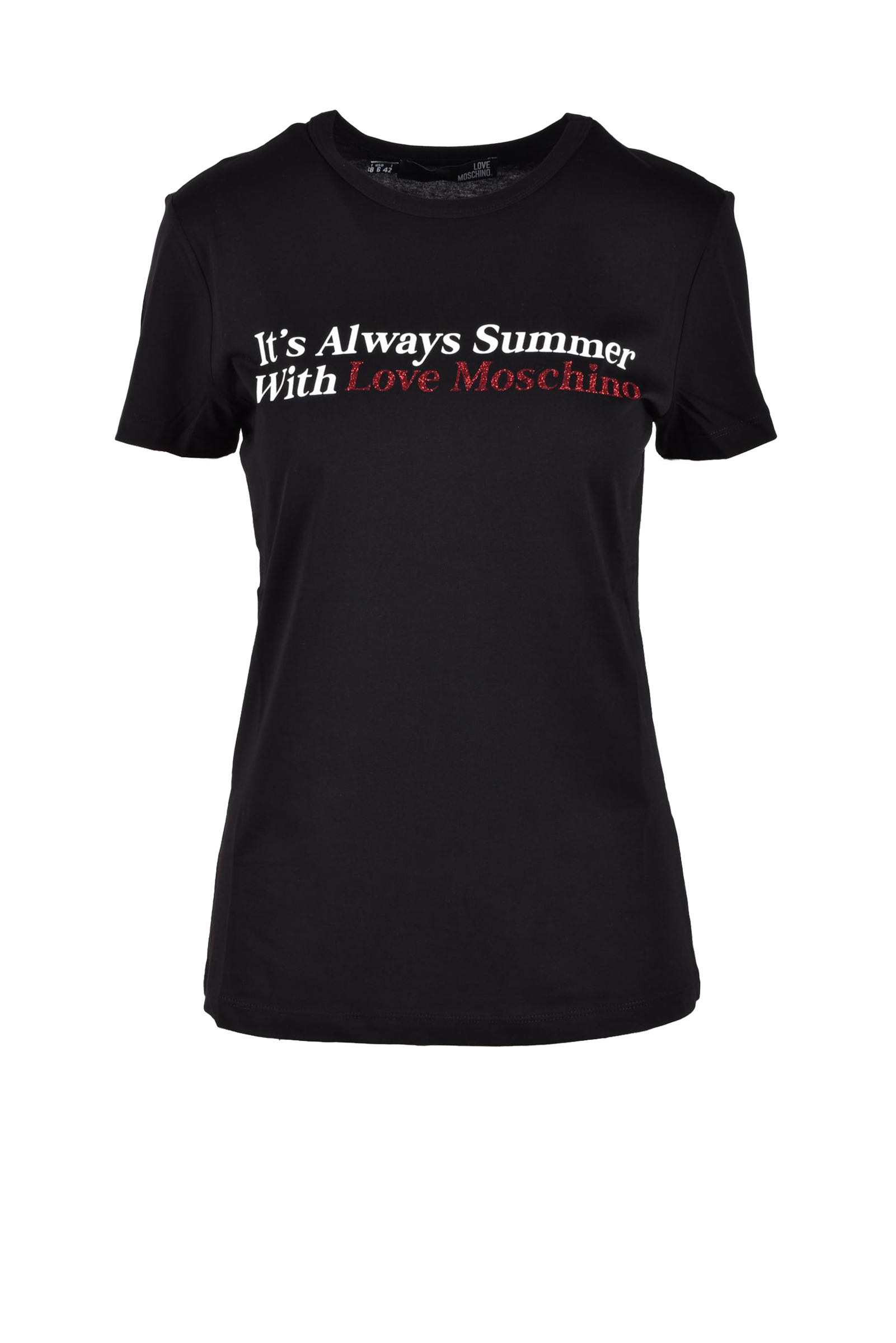 T-shirt Love Moschino Nero - Foto 1