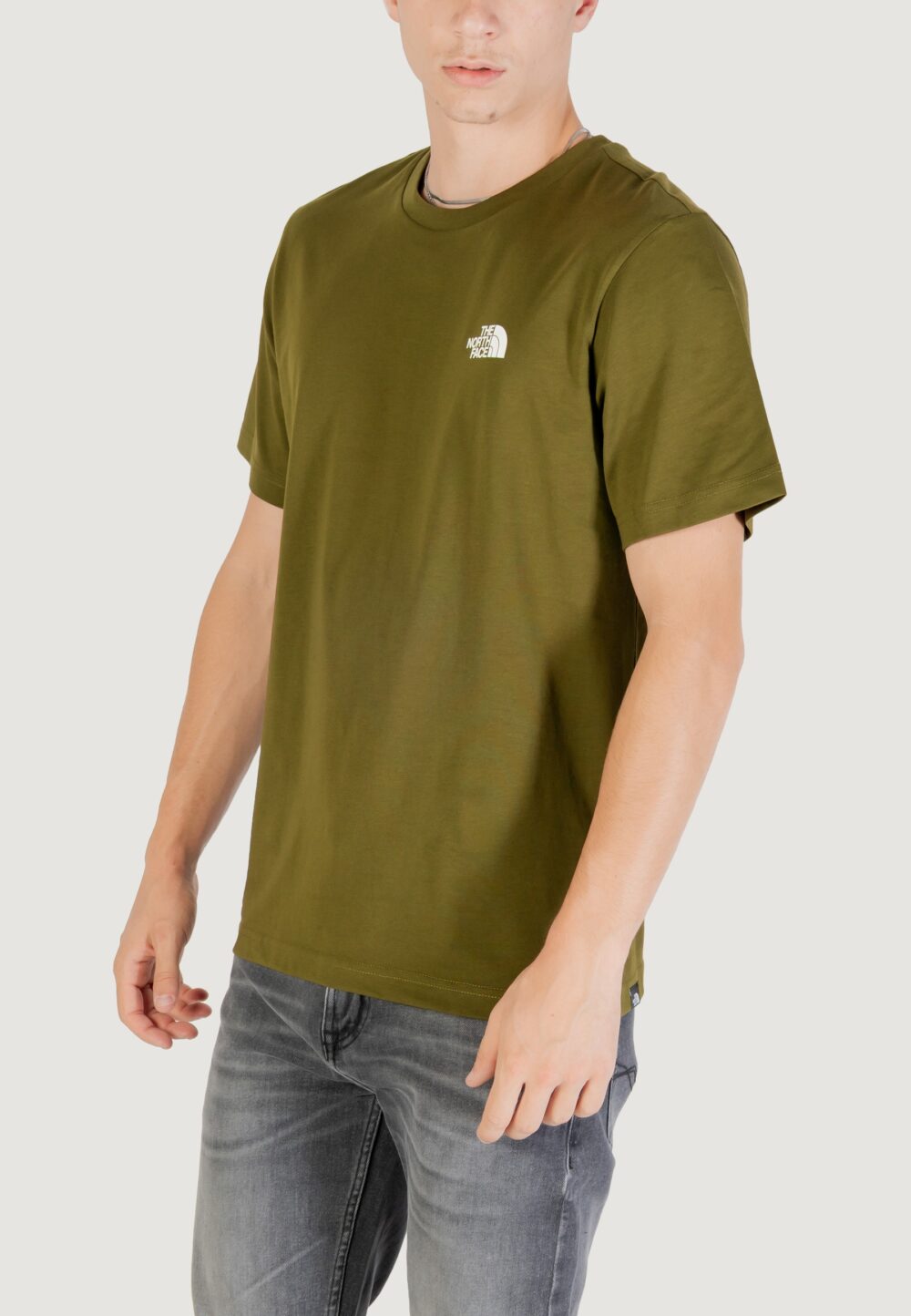 T-shirt THE NORTH FACE m ss simple dome tee Verde Oliva - Foto 4