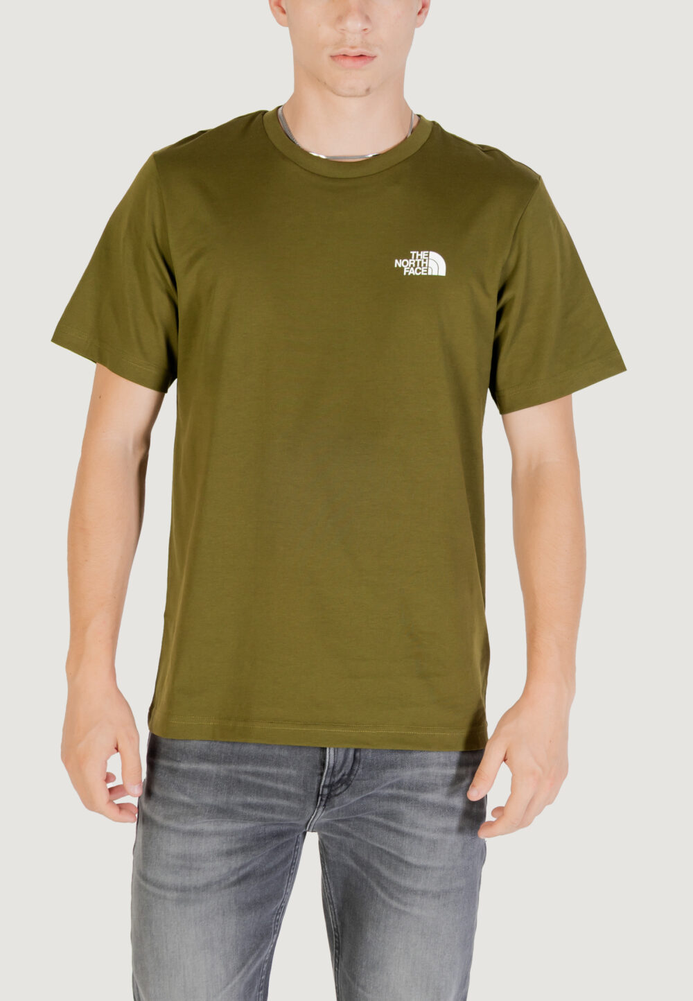T-shirt THE NORTH FACE m ss simple dome tee Verde Oliva - Foto 5
