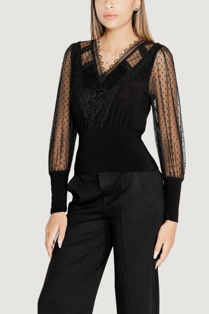 T-shirt manica lunga Morgan De Toi  Nero
