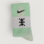 Calzini Lunghi Nike socks nike custom unisex VERDE FLUO - Foto 1