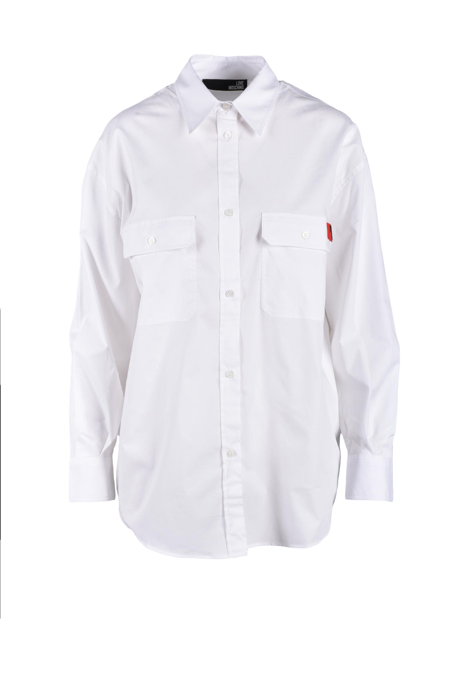Camicia manica lunga Love Moschino Bianco - Foto 1