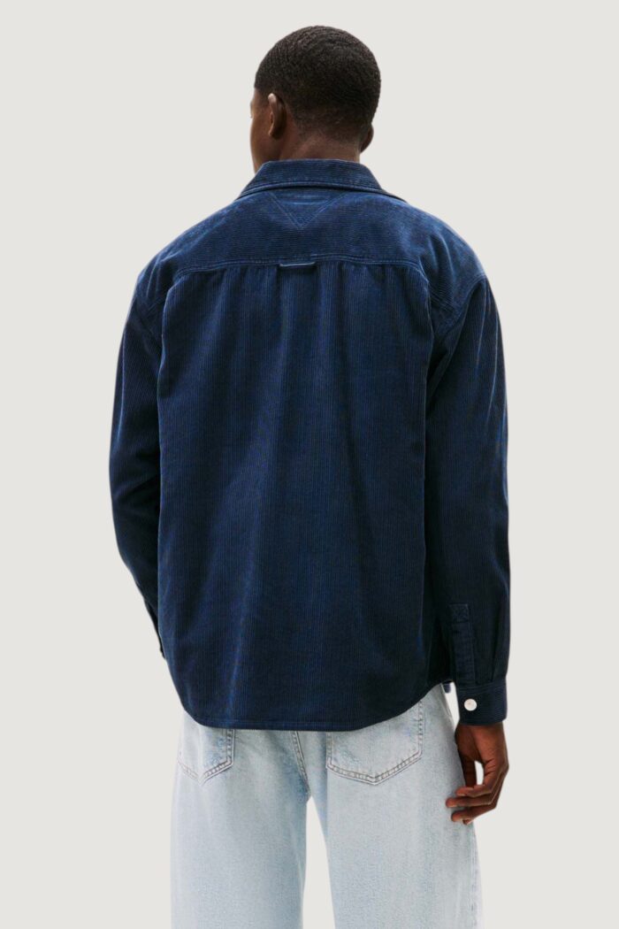 Camicia manica lunga Tommy Hilfiger Jeans tjm rlx washed cord Blue scuro