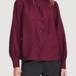 Camicia manica lunga ICHI ihkarlani sh Bordeaux - Foto 1