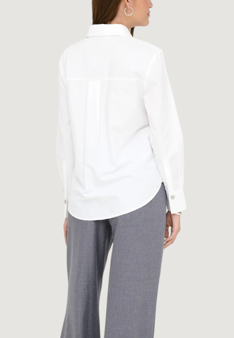 Camicia manica lunga Jacqueline de Yong jdysoho l/s loose button shirt wvn Bianco - Foto 2