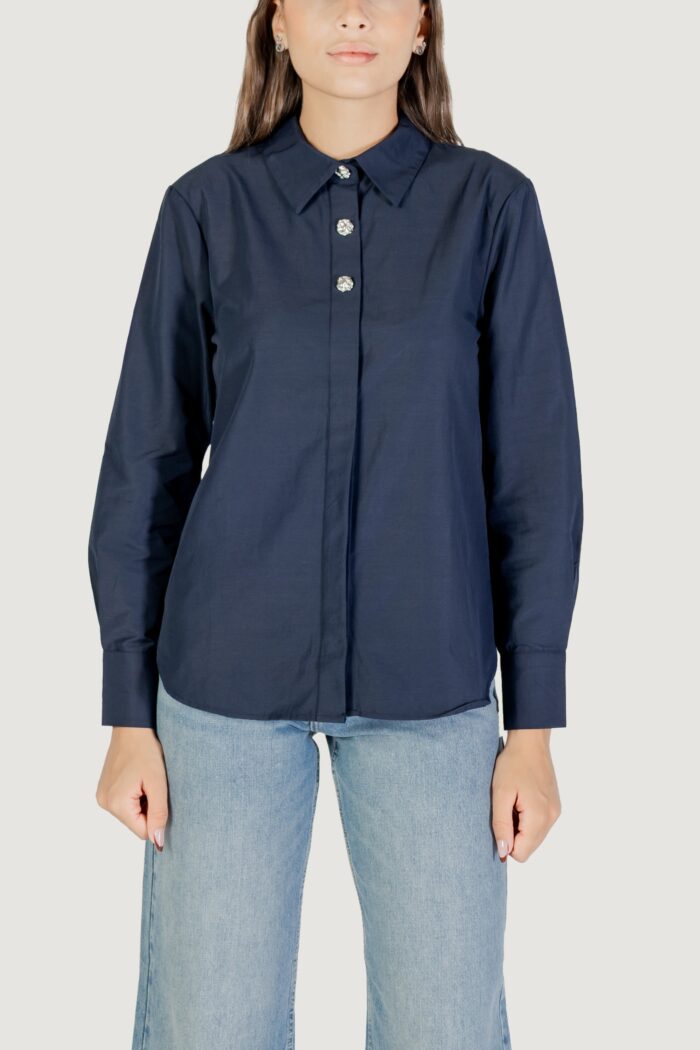 Camicia manica lunga Jacqueline de Yong jdysoho l/s loose button shirt wvn Blue scuro