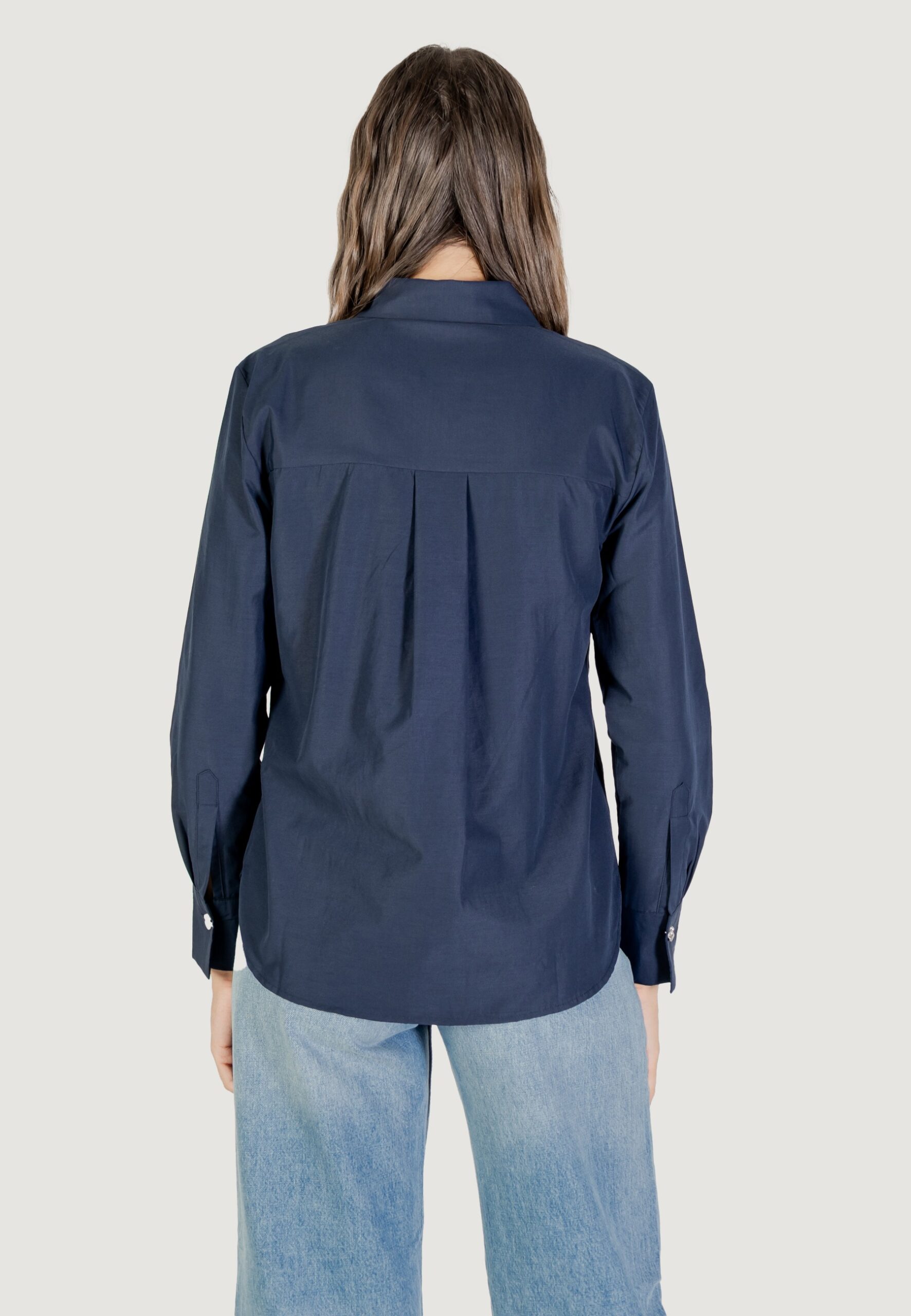 Camicia manica lunga Jacqueline de Yong jdysoho l/s loose button shirt wvn Blue scuro - Foto 4