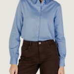 Camicia manica lunga Jacqueline de Yong jdywillow l/s pearl shirt wvn Celeste - Foto 1