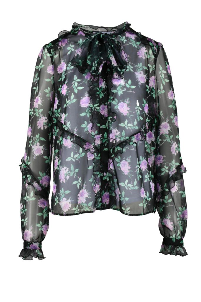 Camicia manica lunga MSGM  Nero