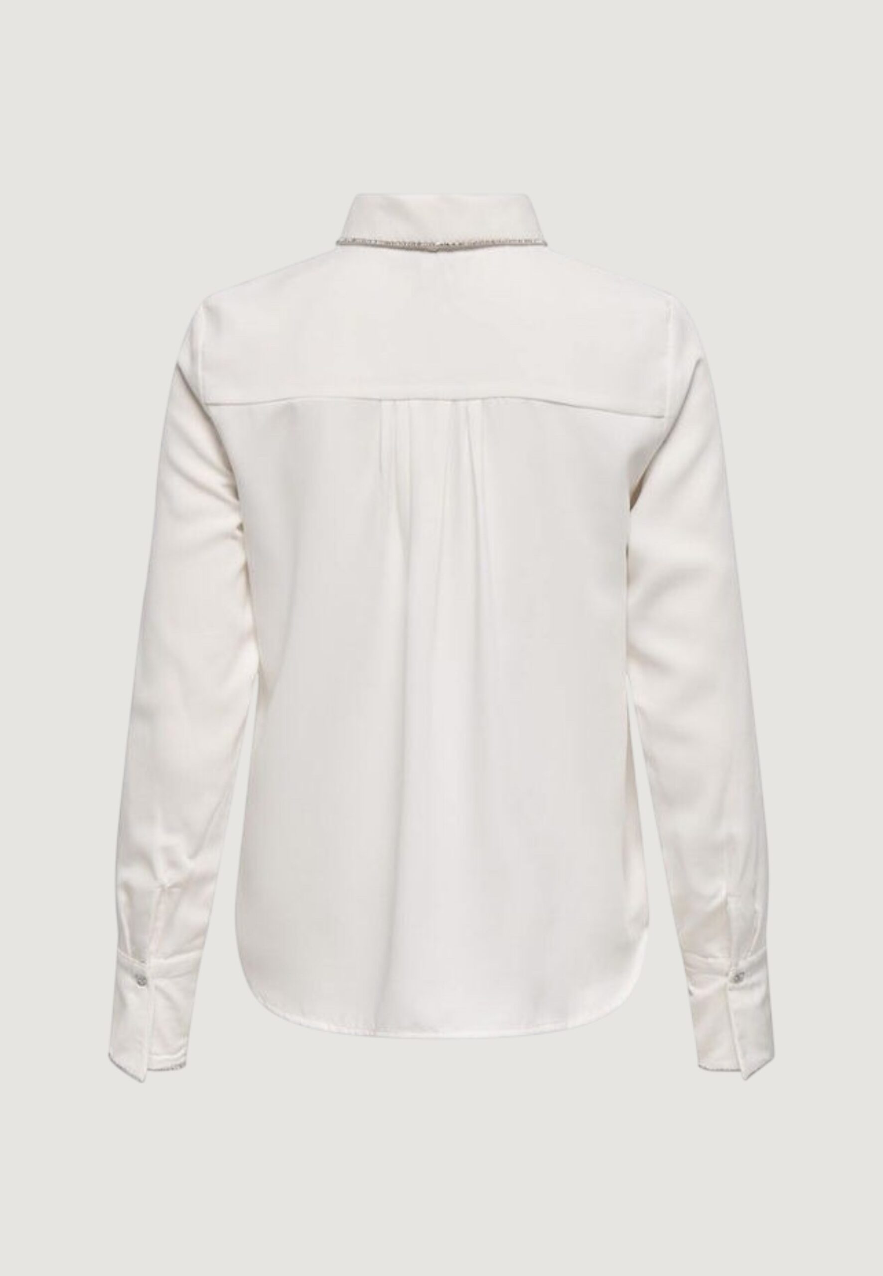 Camicia manica lunga Only onlvinnie ls shirt wvn Bianco - Foto 2