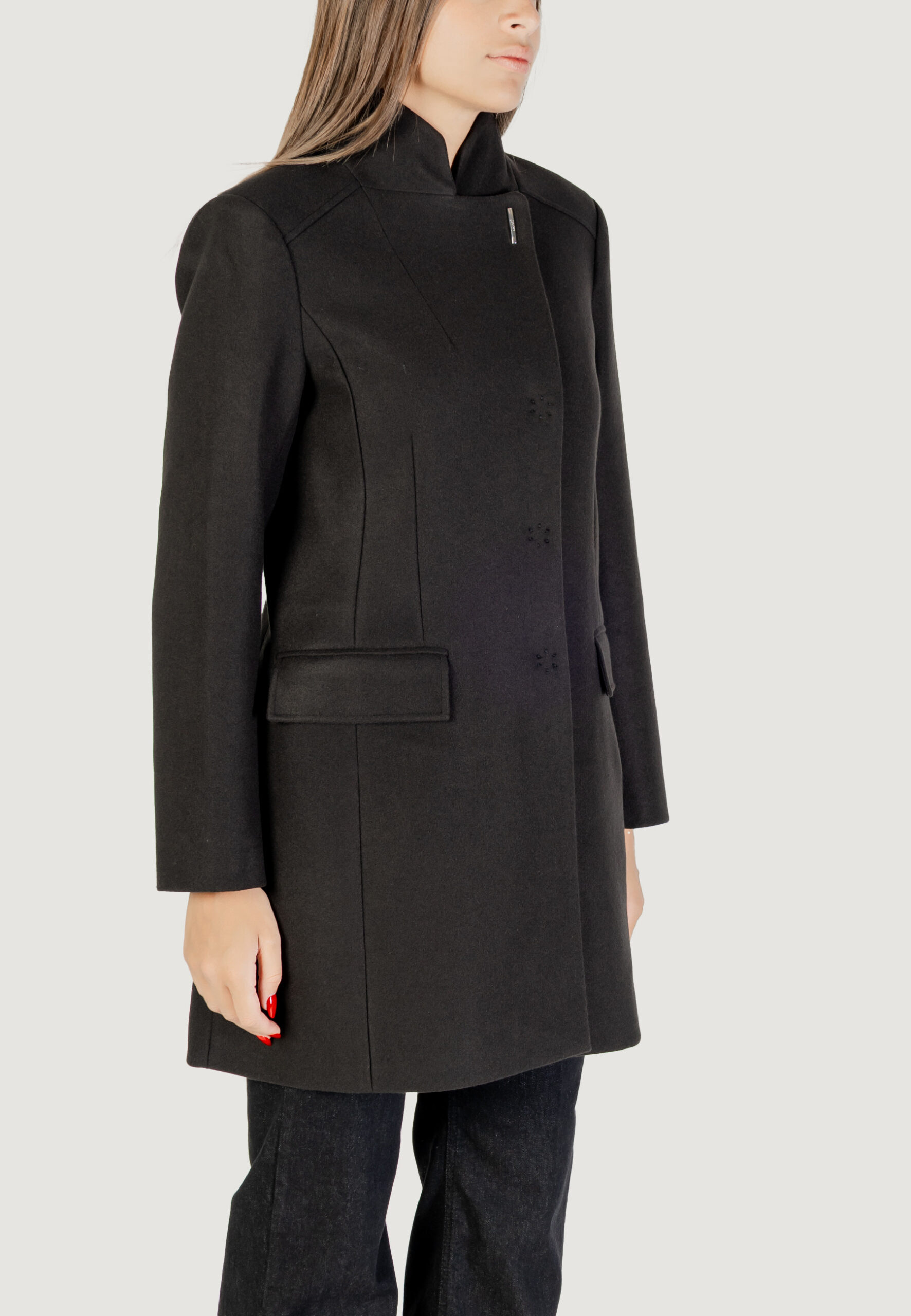 Cappotto Liu-Jo cappotto ts.elegance Nero - Foto 3