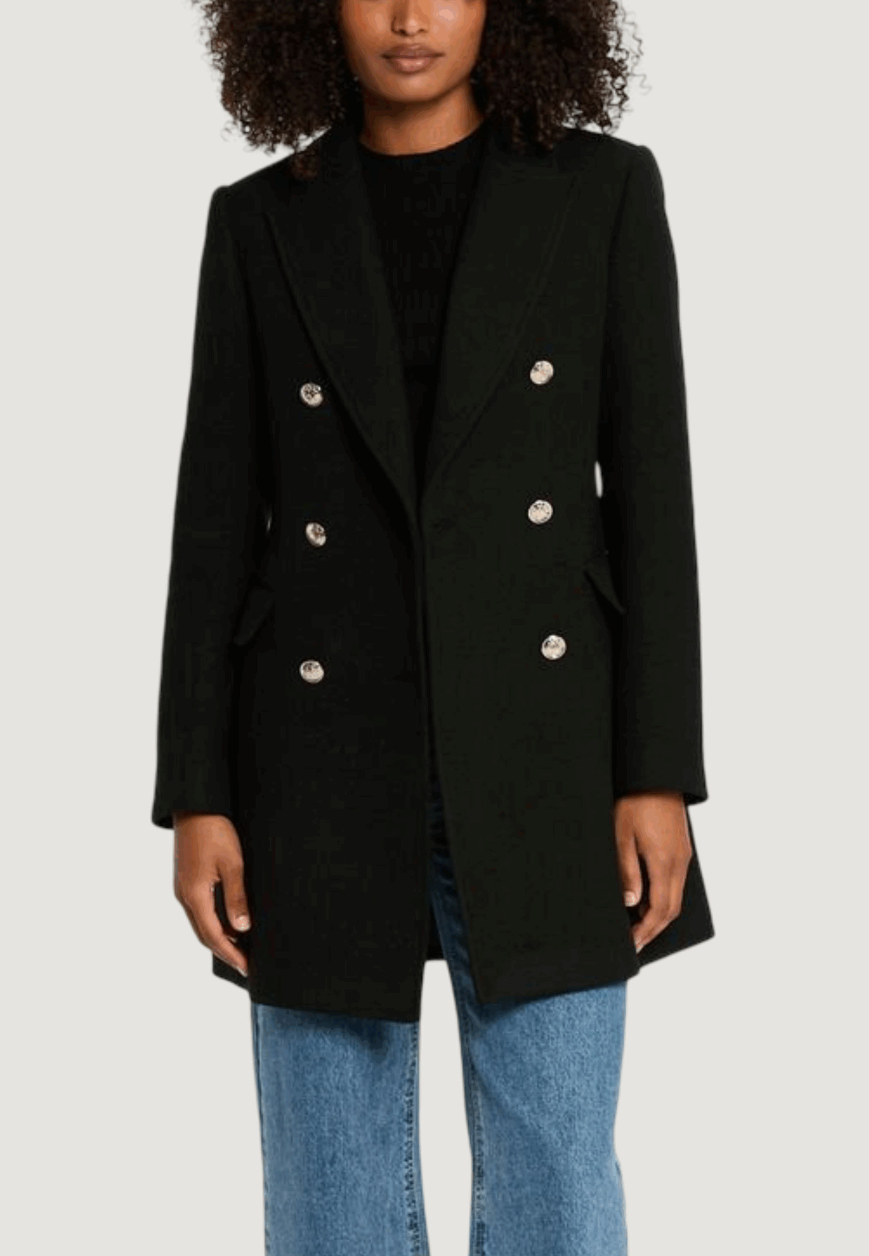 Cappotto Morgan De Toi Nero - Foto 1