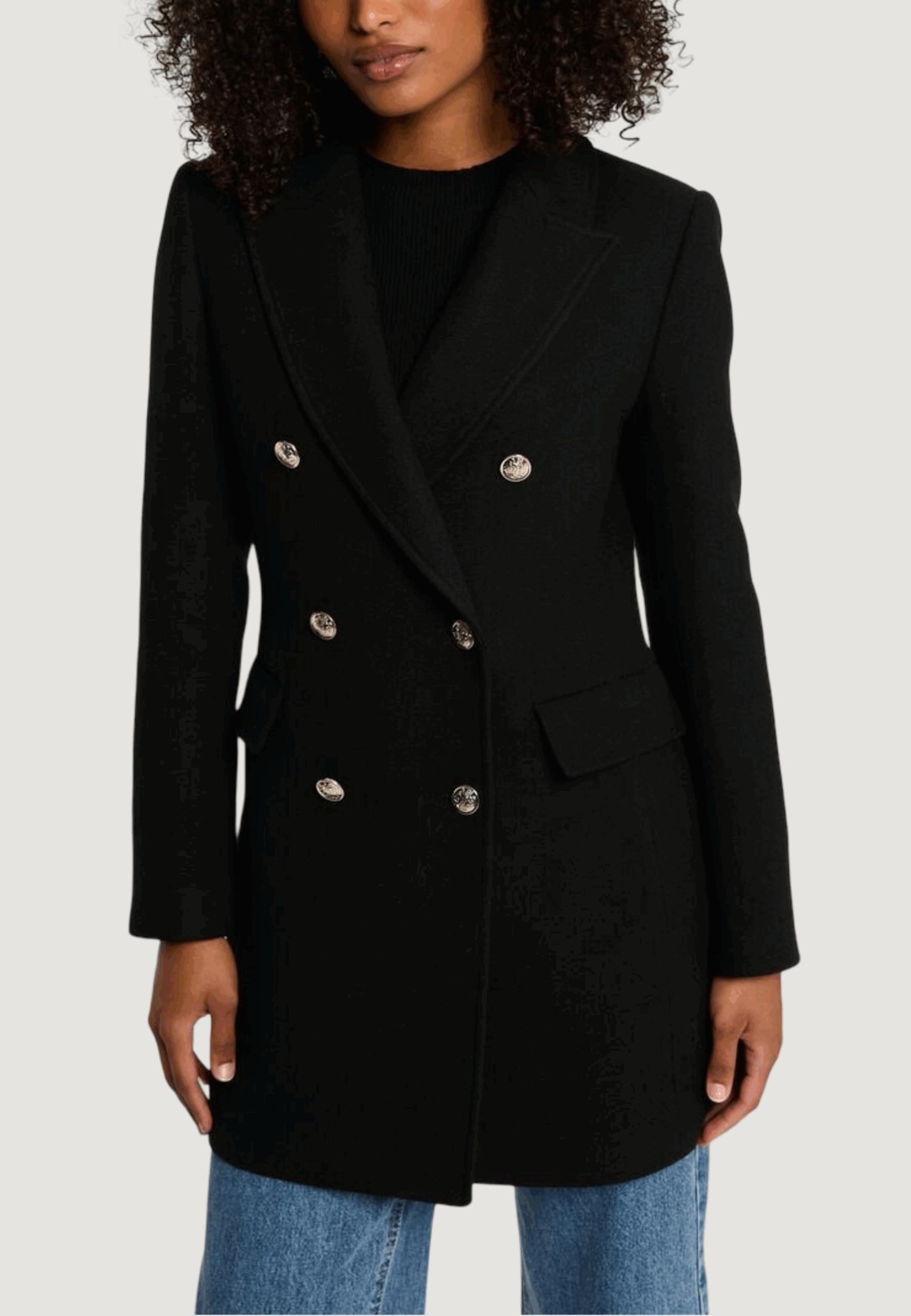 Cappotto Morgan De Toi Nero - Foto 3