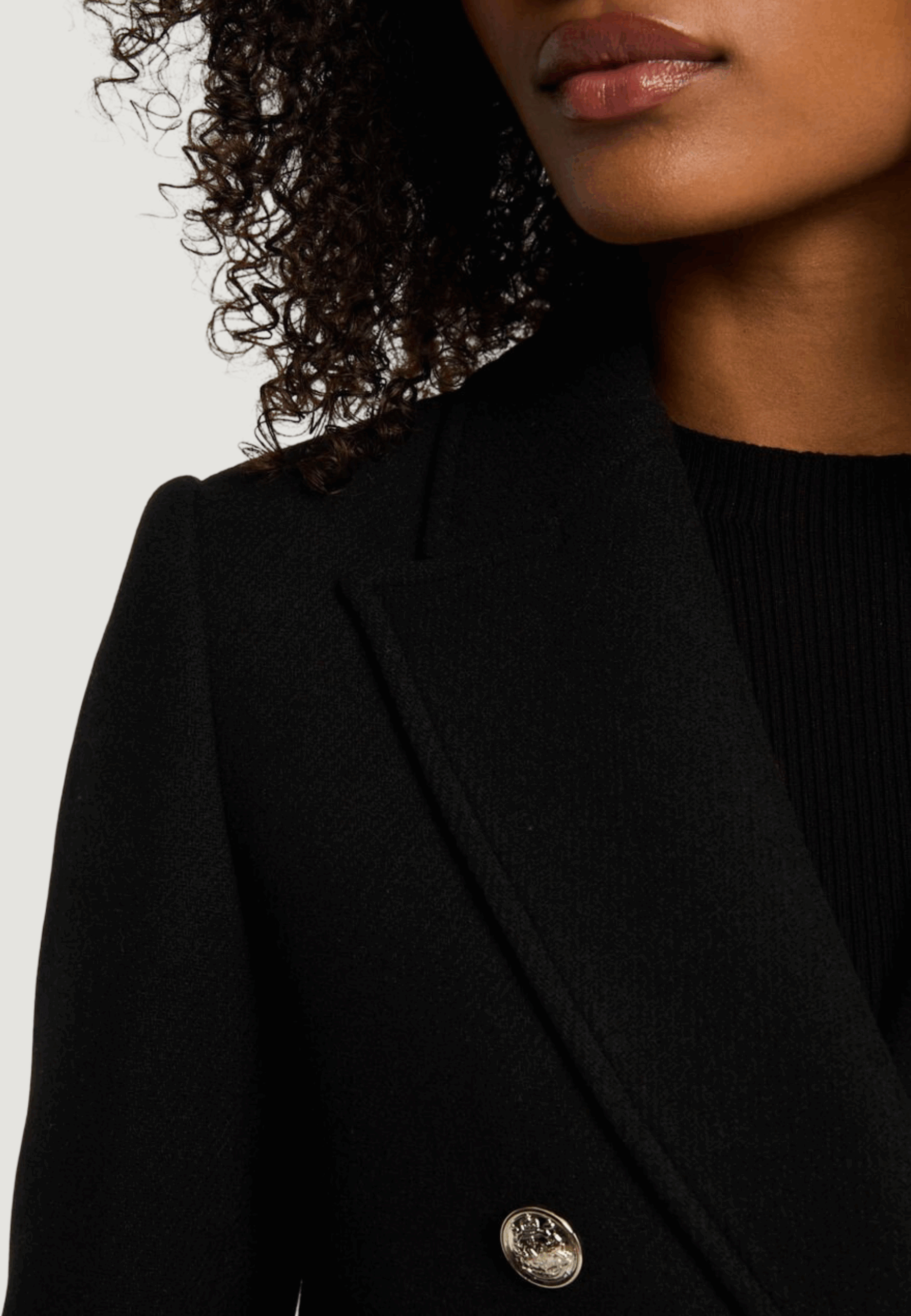 Cappotto Morgan De Toi Nero - Foto 4