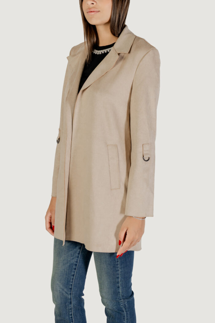 Cappotto Only onljoline faux suede coat life cc otw Beige chiaro