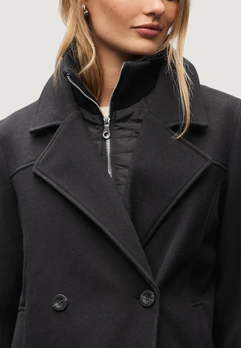 Cappotto Street One caban jkt w Nero - Foto 3