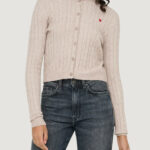 Cardigan Only onlkatia ls cable button cardigan cc knt Beige chiaro - Foto 1