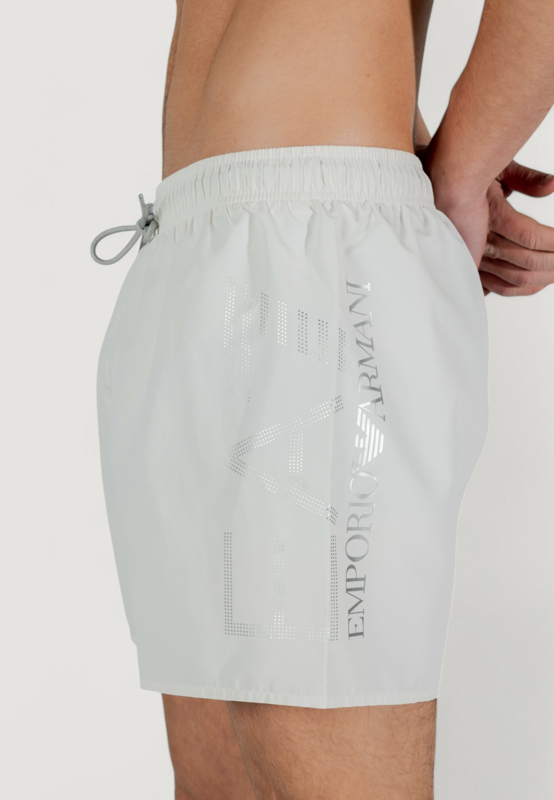 Costume boxer EA7 7m000550 af14497 Bianco - Argento - Foto 5